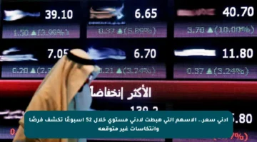 أدنى سعر.. الأسهم التي هبطت لأدنى مستوى خلال 52 أسبوعًا تكشف فرصًا وانتكاسات غير متوقعة